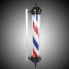 DNYSYSJ 40" Barber Pole Light,Red White Blue Rotating Hair Salon Open Sign, Wall Mount, Save Energy w/59.05in Cord Length view 1