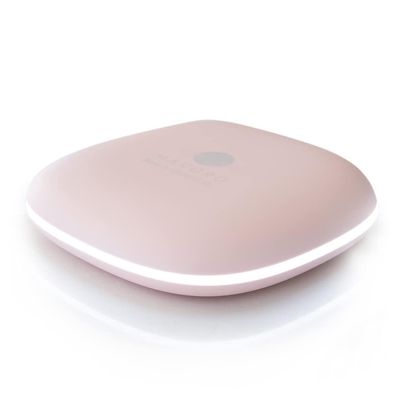 Mavoro LED Lighted Travel Makeup Mirror | 1x/10x Magnification | Rechargeable USB-C | Pocket & Purse Portable Lighted Travel Makeup Compact Mirror, Touch Sensor (Heavenly Pink)