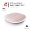 Mavoro LED Lighted Travel Makeup Mirror | 1x/10x Magnification | Rechargeable USB-C | Pocket & Purse Portable Lighted Travel Makeup Compact Mirror, Touch Sensor (Heavenly Pink) view 3