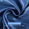 2 Pack Satin Bonnet Sleep Cap,Extra Large Hair Bonnet for Black Women,Double Layer Reversible Silk Bonnet Hair Cap,Elastic Sleep Bonnet Satin Cap for Curly Natural Hair (Black+Blue Zircon) view 3