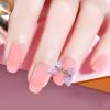 8pcs Butterfly Nail Charms Rhinestone Butterfly Nails 3D Art for Jewelry Craft Making Accessories view 2