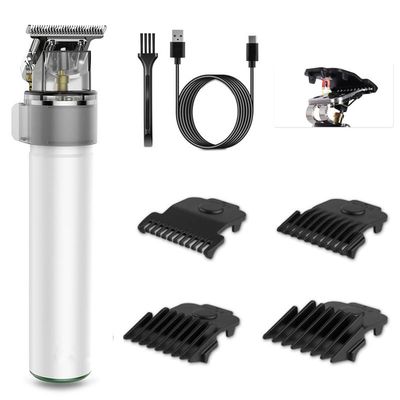 Professional Hair Clippers for Men, Electric Hair Clipper Hair Trimmer for Men Shaver Beard Trimmer Professional Barber Hair Cutting Machine (Color : White)