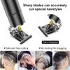 Professional Hair Clippers for Men, Electric Hair Clipper Hair Trimmer for Men Shaver Beard Trimmer Professional Barber Hair Cutting Machine (Color : White) view 3