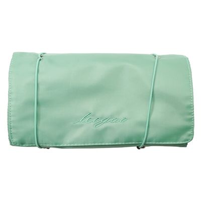 Angvoo Travel Makeup Bag, Portable Small Cosmetic Bags for Women, 4 in 1 Detachable Makeup Pouch Organizer, Green