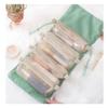 Angvoo Travel Makeup Bag, Portable Small Cosmetic Bags for Women, 4 in 1 Detachable Makeup Pouch Organizer, Green view 2