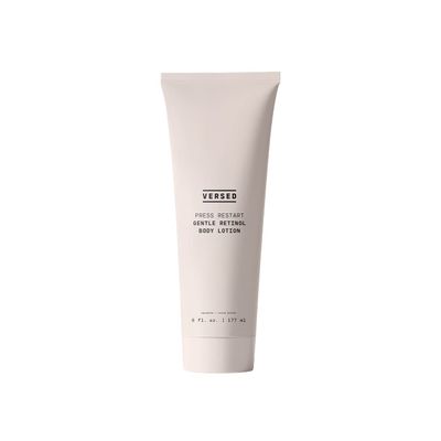 Versed Press Restart Retinol Body Lotion - Skin Firming Lotion with Cocoa Butter, Squalane & Vitamin E - Lightweight All-Over Body Moisturizer for Dark Spots and Aging Dry Skin (6 oz)