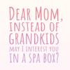 Dear Ava Spa Gifts for Women - Organic Self Care luxury Anti Stress Relaxing Bath and Body Kit Set Basket Box for Her with Heartfelt Card - Funny Gift for Mom view 2