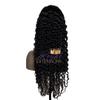 Brazilian Hair HD Lace Frontal Wig, Unprocessed Virgin Human Hair Extensions, Natural Color (Curly, 20) view 1