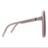 Spy Optic Hot Spot, Rectangular Aviator Sunglasses, Color and Contrast Enhancing Lenses, Matte Misty Gray - Merlot Lenses view 3