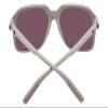 Spy Optic Hot Spot, Rectangular Aviator Sunglasses, Color and Contrast Enhancing Lenses, Matte Misty Gray - Merlot Lenses view 4