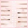 Nail Brushes for Nail Art, Eptbsdu 6PC Nail Art Brushes Double Ended Nail Art Design Dotting Pens, Striping Nail Brushes for Long Lines, Nail Drawing Pen for Salon at Home DIY Manicure view 2