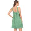 ANUFER Womens Adjustable Bath Towel Wraps with Headband for Gym Shower Spa & Beach Cover Ups Green M view 4
