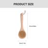 Beaupretty Bathroom Cleaner Brush Long Handle Shower Brush Exfoliating Back Scrubber Spa Bath Tool view 2