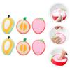 6pcs Fruit Body Wash Baby Shower Sponge Infant Bath Sponge Fruit Shaped Bath Sponge Baby Washing Sponge Baby Bath Sponge Fruit-Shaped Bath Sponge Cartoon Bath Towel view 4