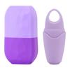2 Pack Ice Roller for Face and Eye, Ice Face Roller Facial Beauty Ice Roller Skin Care Tools, Ice Facial Roller Gua Sha Face Massage, Silicone Ice Mould for Face Beauty Remove Fine Lines (Purple) view 1