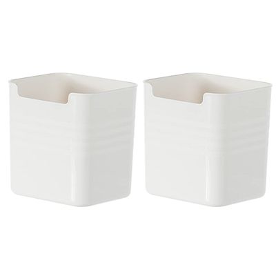 2pcs Storage Box Countertop Storage Rack Storage Organizer Storage Basket Sundries Organizer Stationery Organizer Makeup Organizer