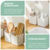 2pcs Storage Box Countertop Storage Rack Storage Organizer Storage Basket Sundries Organizer Stationery Organizer Makeup Organizer view 4