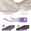 LaaVoo Nano Ring Hair Extensions Platinum Blonde Nano Bead Hair Extensions Human Hair Blonde 18IN 50s 50g view 4