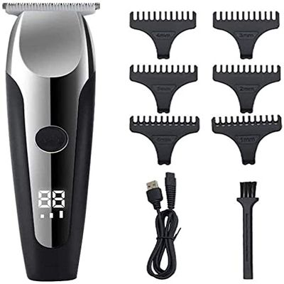 Professional Hair Clippers for Men, Hair Clipper Beard Trimmer Kit for Men Cordless Hair Mustache Trimmer Hair Cutting Groomer Kit Precision Trimmer Waterproof USB