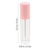 Beaupretty 5pcs Portable Lip Gloss Tube Stylish Lip Color Containers for Women Empty Glaze Bottles for Travel and Storing Gloss Oil and Liquid Makeup view 3