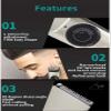 Professional Hair Clippers for Men, Hair Clippers Rechargeable Low Noise Hair Trimmer Beard Shaver Electric Haircut Kit with Guide Combs USB Electric Clippers view 3