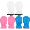 Healifty 3pairs Paraffin Wax Gloves Essential Oil Moistening Spa Gloves for Hand Care Reusable Washable Mitts for Hydrating Dry Skin for Home and Salon Use view 1
