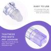 KALLORY 10pcs Refillable Roller Bottles for Lip Gloss Containers Caps for Essential Oils Perfumes and Daily Use Portable and Easy to Clean view 3