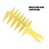 Men's Comb, Double Sided Wide Tooth Comb Stable Durable for Unique Hair Style for Hair Styling(Gold) view 2