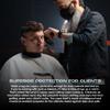 Level 3 Cape with Rubber Neck - Water Resistant Barber Hair Cutting Cape - Professional Salon Stylist and Barber Accessories (Black) view 2