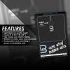 Level 3 Cape with Rubber Neck - Water Resistant Barber Hair Cutting Cape - Professional Salon Stylist and Barber Accessories (Black) view 3