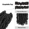 WUDAS Short Passion Twist Hair 12 Inch Pre-twisted Passion Twists Crochet Hair Natural Black Pre-looped Synthetic Crochet Braids (8 Packs,1B) view 4