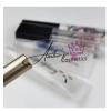 HHWY 100PCS Clear Lip Gloss Labels Personalized Custom Logo Eyelash Stickers for Lip Stick DIY Personalized Transparent Chapstick Labels Lip Balm (2x4cm) view 2