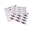 HHWY 100PCS Clear Lip Gloss Labels Personalized Custom Logo Eyelash Stickers for Lip Stick DIY Personalized Transparent Chapstick Labels Lip Balm (2x4cm) view 3