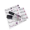 HHWY 100PCS Clear Lip Gloss Labels Personalized Custom Logo Eyelash Stickers for Lip Stick DIY Personalized Transparent Chapstick Labels Lip Balm (2x4cm) view 4