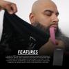 Level 3 Premium Shaving Towel - Soft, Light and Absorbent - Ideal for Haircuts and Shaves, Black view 2