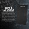 Level 3 Premium Shaving Towel - Soft, Light and Absorbent - Ideal for Haircuts and Shaves, Black view 3