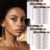 Aresvns Eyebrow Tattoo Brown 66 Pairs! 4D Brown Eyebrow tattoo Transfers,Waterproof Imitation fake eyebrows (Only for People without Eyebrows) Christmas Gift view 1