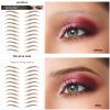 Aresvns 4D Eyebrow Tattoo Brown 66 Pairs! Waterproof Imitation fake eyebrows (Only for People without Eyebrows) Christmas Gift view 3