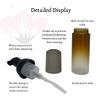 (10 Pieces) 60ml Foaming Pump Bottles Plastic Dispenser | Lash Shampoo, Soap (Ombre Amber) view 3