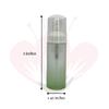 (10 Pieces) 60ml Foaming Pump Bottles Plastic Dispenser | Lash Shampoo, Soap (Ombre Green) view 2
