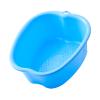 AMOBON Foot Soaking Bath Basin: Plastic Spa Tub With Massage Dots - Roomy Bucket for Water Spa and Massage (Blue) view 1