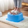 AMOBON Foot Soaking Bath Basin: Plastic Spa Tub With Massage Dots - Roomy Bucket for Water Spa and Massage (Blue) view 4