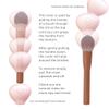 brush bubble Small Silicone Makeup Brush Covers for Travel, A Storage & Organizer Case for Brushes to protect Makeup Bag, Designed For Smaller Brushes, White, 2 Pack Set view 4
