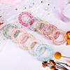 10 Piece Spiral Hair Ties For Thick Hair, Coil Elastics Hair Ties, Multicolor Medium Spiral, No Crease Hair Coils, Telephone Cord Plastic For Women And Girls (Wave Point Matte) view 2