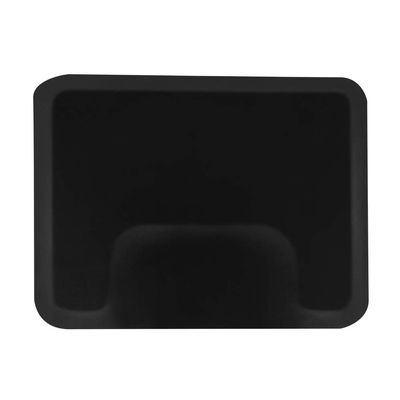 Kcelarec Salon mats for Hair Stylist Barber Shop Salon Chair Mats - Black Anti-Fatigue Floor Mat for Chair - 1/2" Thick Comfort Bar Floor Mat (Style 2)