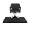 Kcelarec Salon mats for Hair Stylist Barber Shop Salon Chair Mats - Black Anti-Fatigue Floor Mat for Chair - 1/2" Thick Comfort Bar Floor Mat (Style 2) view 2