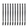 10 pcs LONG HANDLE DUAL END LASH WASH CLEANSER BRUSHES (LASH SPOOLIE + SOFT BRISTLE BRUSH IN ONE!) (BLACK) view 1