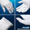 3 Pairs - Women Size Small - Gloves Legend White Cotton Moisturizing Gloves for Dry Hands Eczema Sleeping Nighttime Care view 3