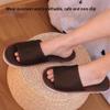 Spa Slippers for Women10 Pairs of Disposable Slippers Hospitality Slippers Thickened Travel Home with Open Toe Hotel Guest (Color : Beige, Size : 29cm .4inches) view 3