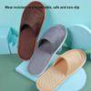 Spa Slippers for Women10 Pairs of Disposable Slippers Hospitality Slippers Thickened Travel Home with Open Toe Hotel Guest (Color : Beige, Size : 29cm .4inches) view 4